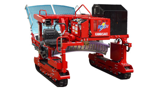 カワサキレールお茶摘み取り機 KJ4NDS - カワサキ機工株式会社カワサキ機工株式会社